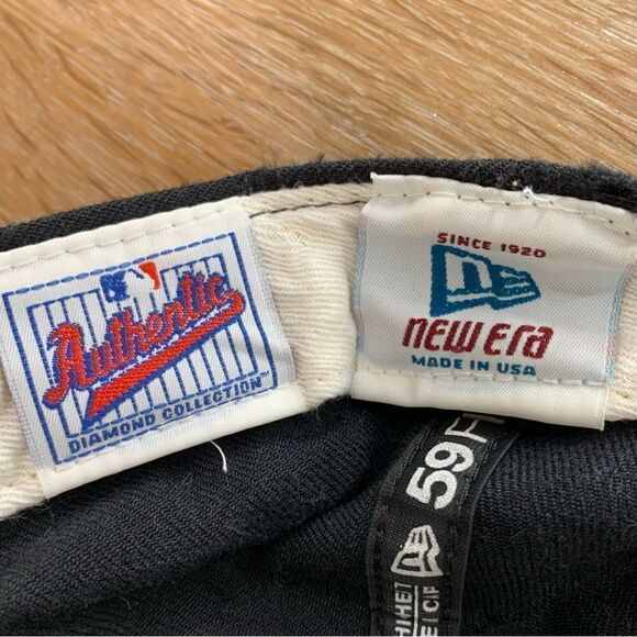 New Era Vintage Distressed 100% Wool San Francisco Giants Fitted Hat - Picture 9 of 11